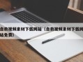 儋州自救视频素材下载网站（自救视频素材下载网站免费）